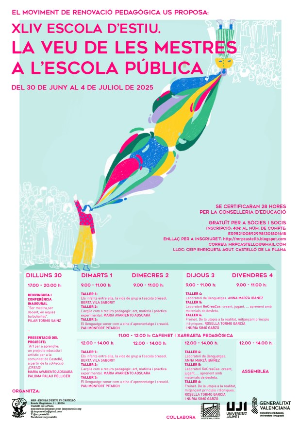 XLIV Escola d’Estiu del País&nbsp;Valencià